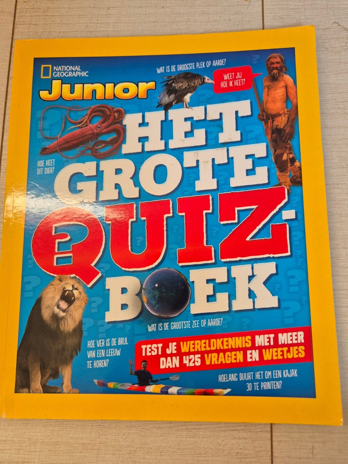 National Geographic Junior: het grote quiz boek, Boeken, Ophalen, Zo goed als nieuw, Wetenschap en Natuur