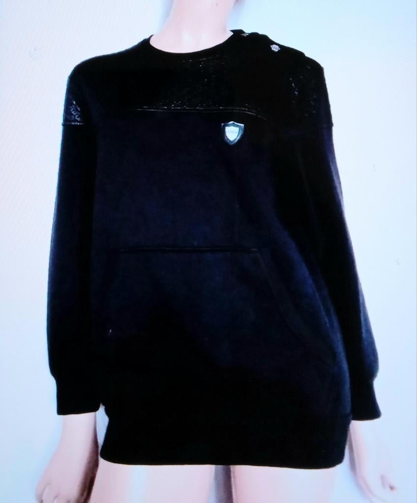 PHILIPP PLEIN Sweater, Verzenden, Zo goed als nieuw, Maat 38/40 (M), Zwart