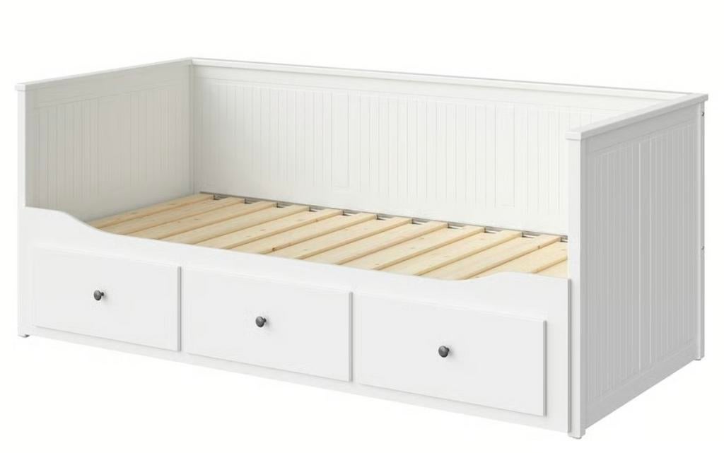 Zo goed als nieuw Ikea bed, Eenpersoons, Wit, Ophalen of Verzenden, Zo goed als nieuw