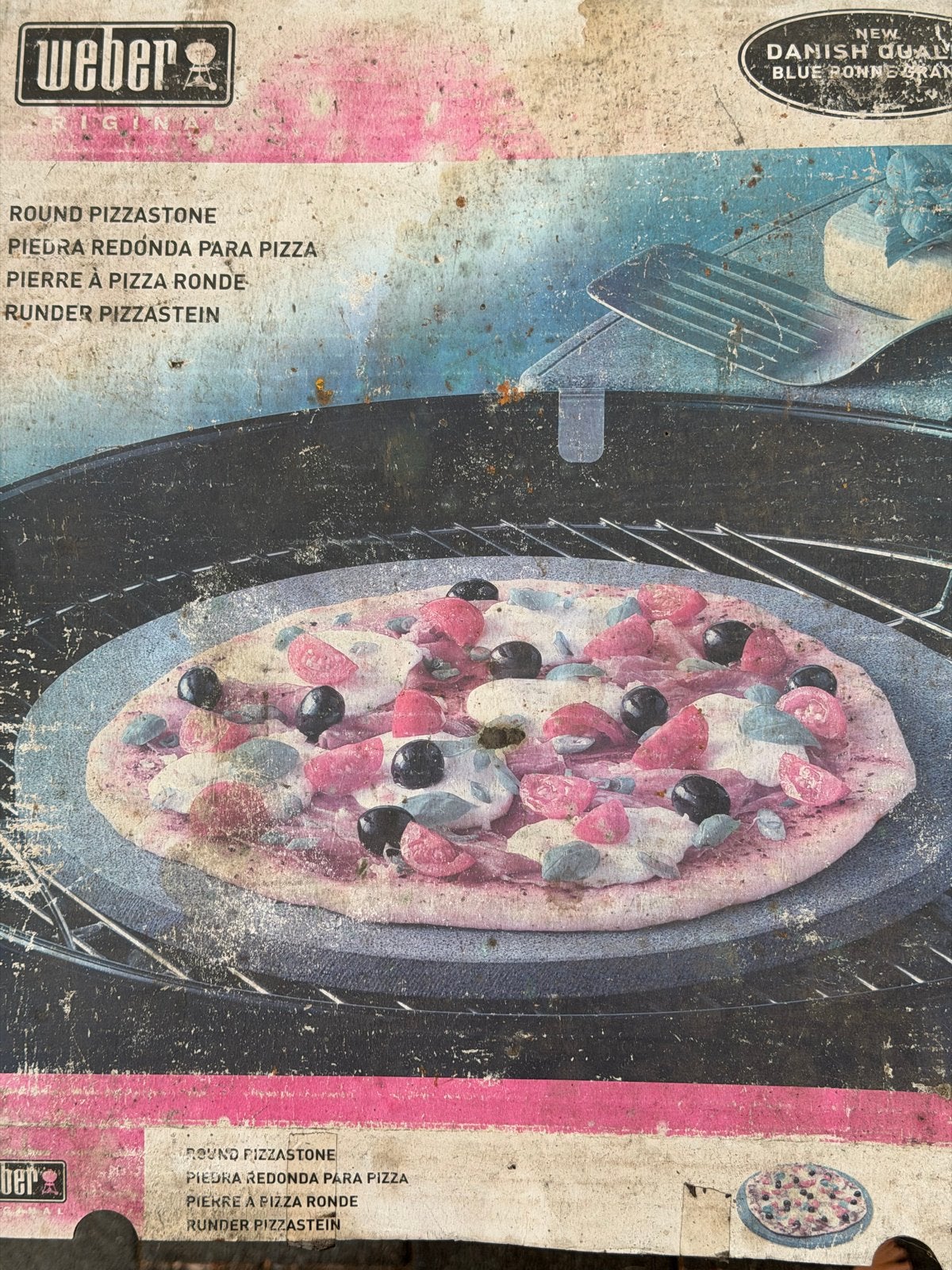 Weber pizzasteen voor BBQ, Ophalen, Gebruikt