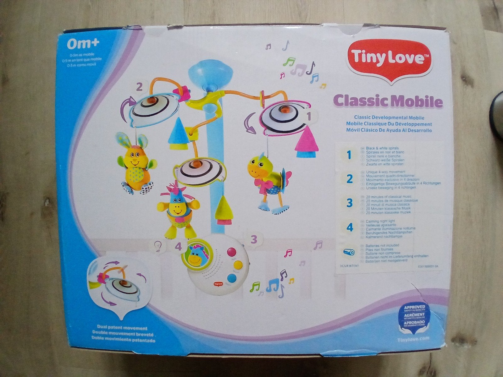 Tiny Love Classic Mobiel - Muzikale Baby Mobiel, Ophalen, Gebruikt, Mobiel, Met licht