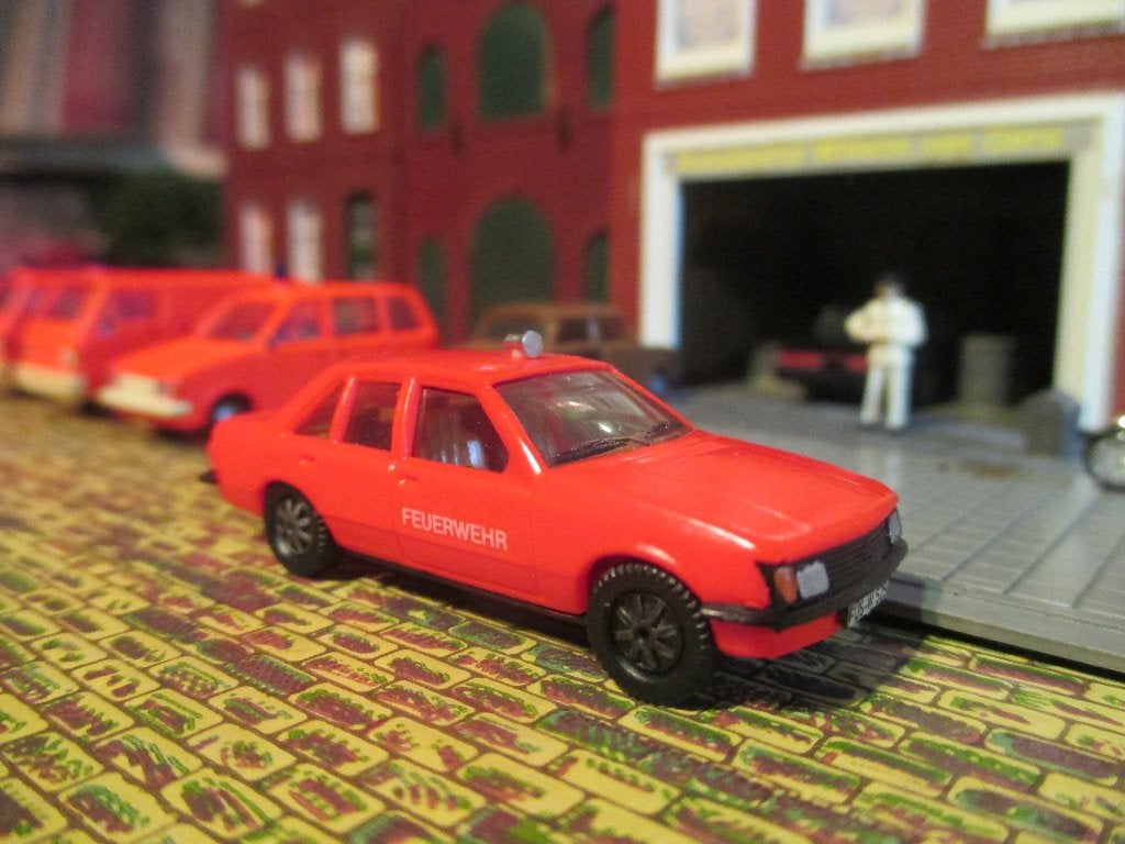 Opel Rekord E-1 Feuerwehr / Brandweer gemodificeerd TF, Ophalen of Verzenden, Gebruikt, Auto, Rietze