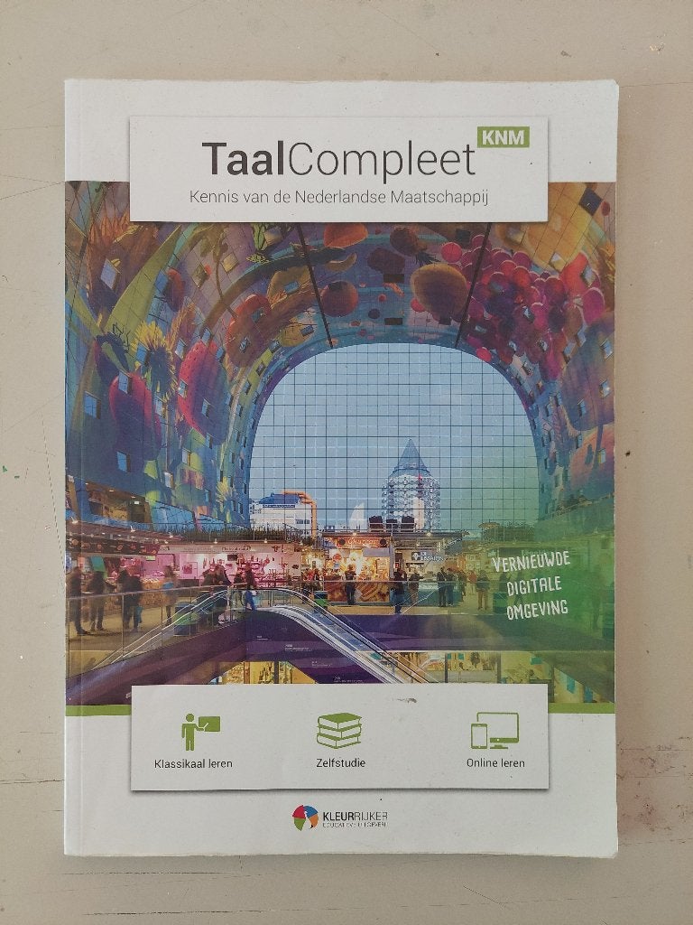 TaalCompleet KNM: Kennis van de Nederlandse Maatschappij, Ophalen of Verzenden, Zo goed als nieuw, Overige niveaus, Alpha