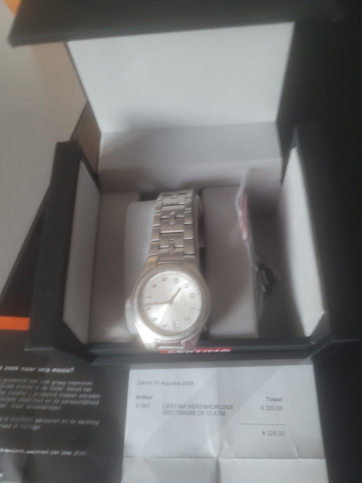 Certina Herenhorloge DS 10 ATM - lichte gebruikerssporen, Ophalen