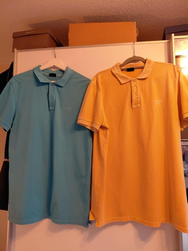 Joop! Polo's Maat L - Oranje en Blauw (2 stuks), Maat 52/54 (L), Overige kleuren, Joop, Ophalen of Verzenden