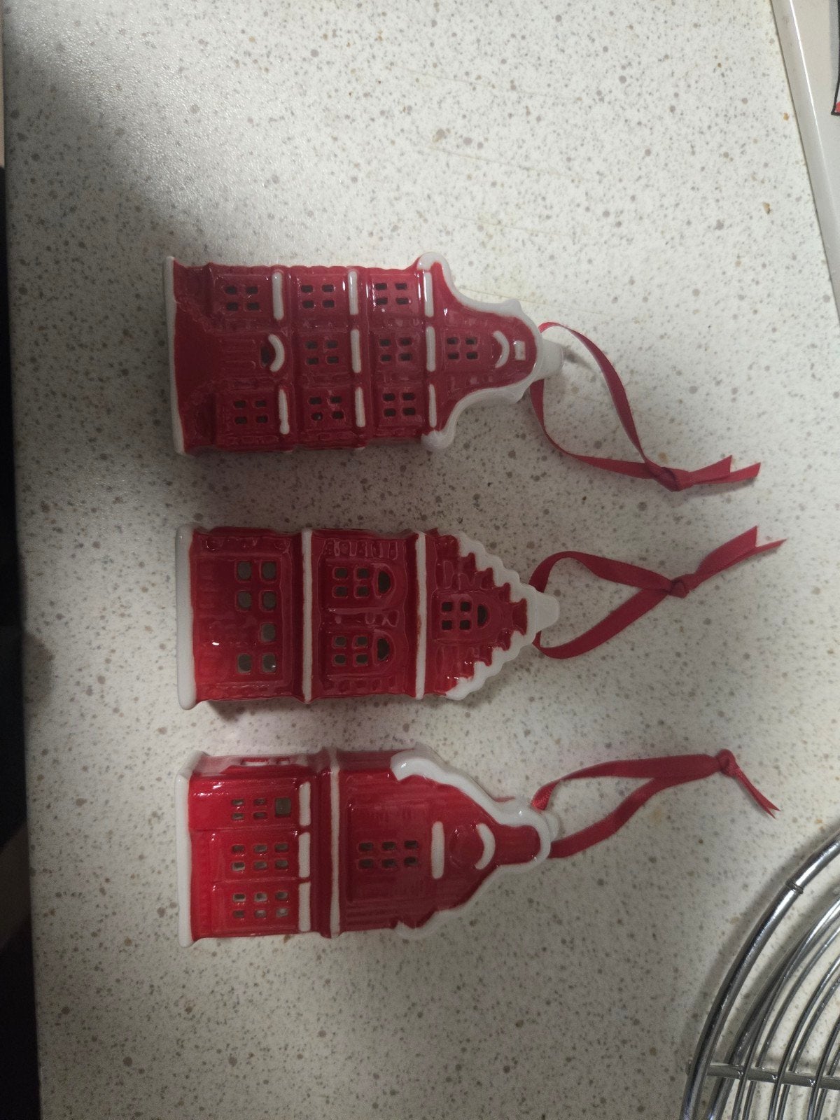 postcodeloterij huisjes kersthangers, Ophalen, Zo goed als nieuw