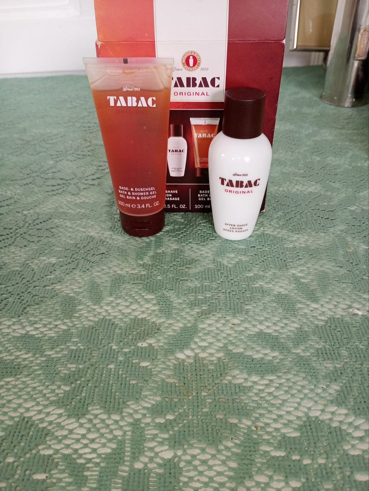 Tabac Original Cadeauset: Douchegel & Aftershave, Ophalen of Verzenden, Nieuw, Bad & Douche