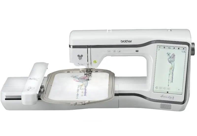 Brother STELLAIRE XE 2 borduurmachine, Hobby en Vrije tijd, Borduren en Borduurmachines, Ophalen, Zo goed als nieuw, Machineborduren