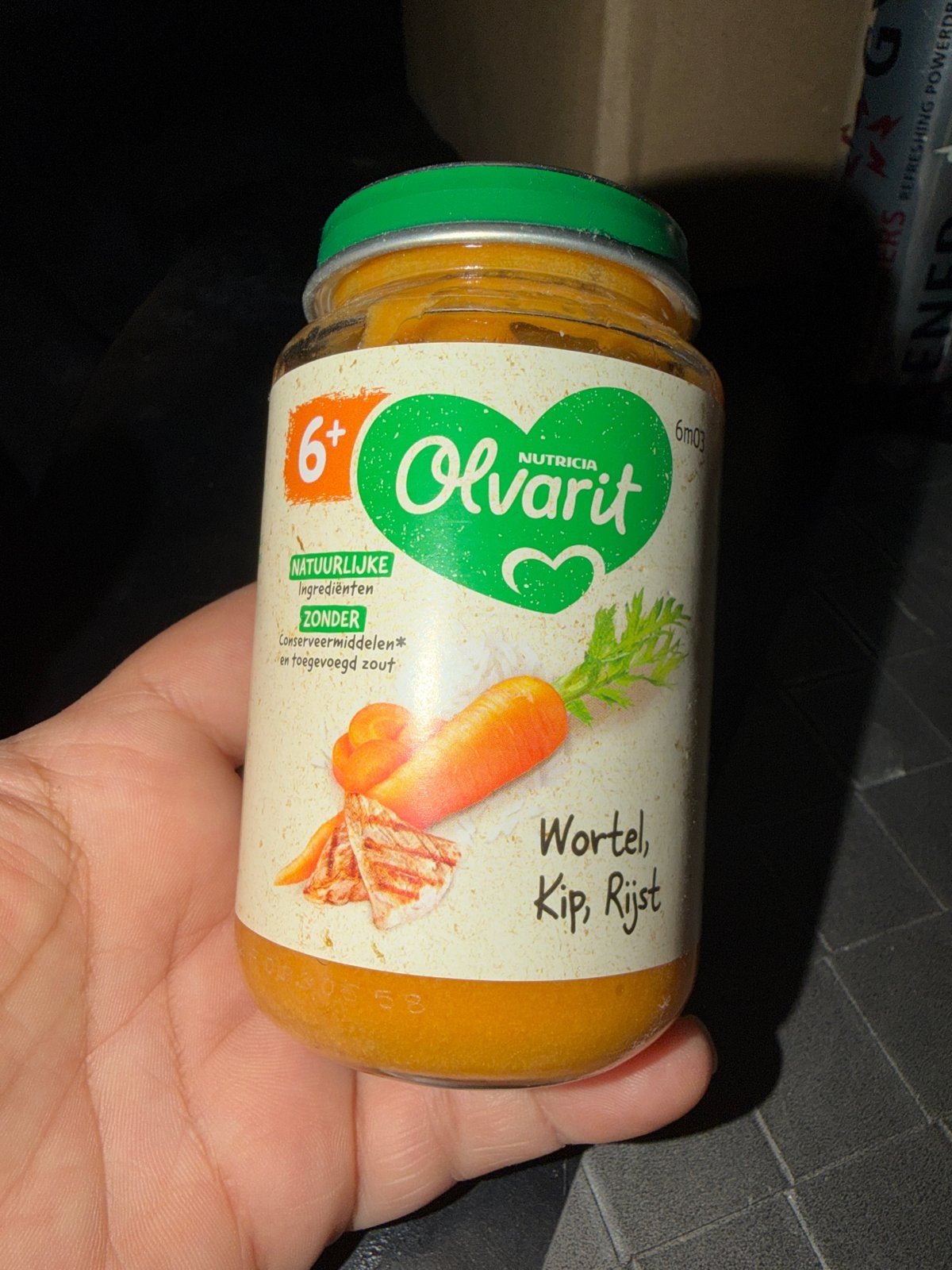 Olvarit Wortel, Kip, Rijst babyvoeding 6+ maanden, Ophalen, Nieuw, Overige typen, Overige merken