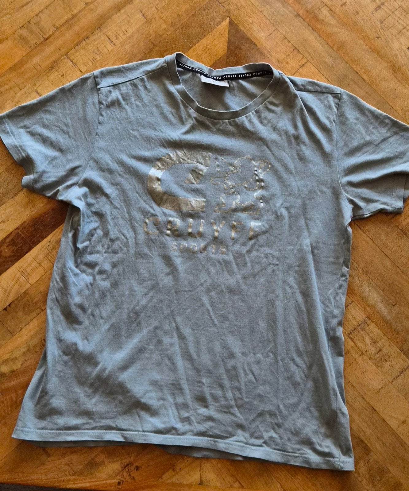 Cruyff T-shirt  - L, Ophalen of Verzenden, Zo goed als nieuw, Grijs, Cruyff