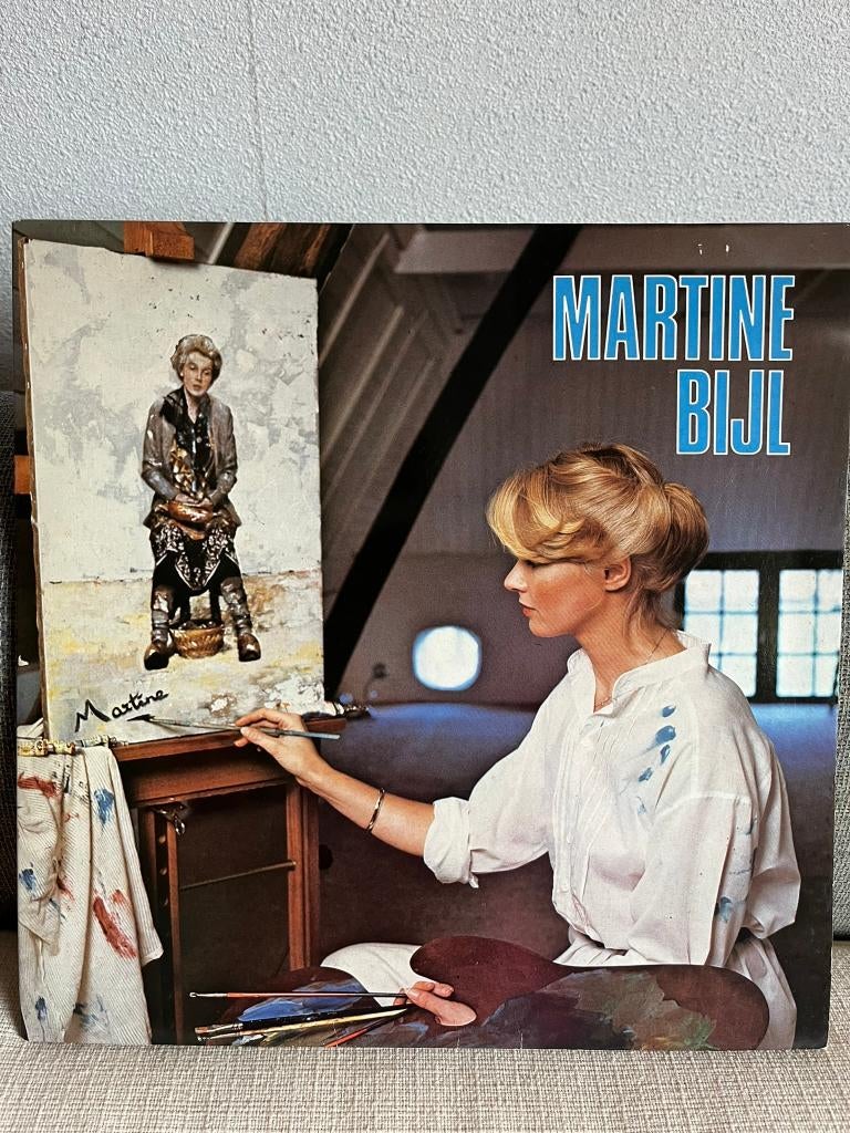 Dubbel LP Martine Bijl plus Martines tekstboek, Ophalen, Gebruikt, Overige formaten, Overige genres