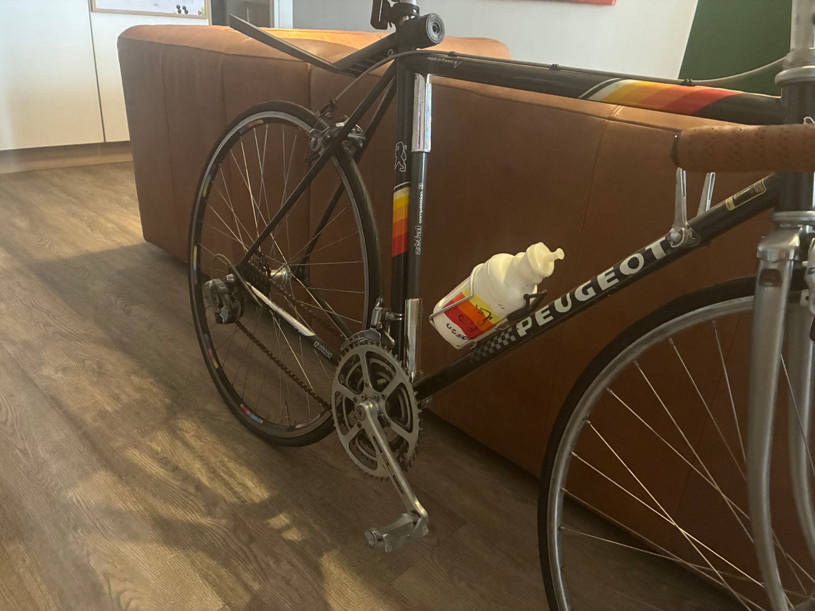 Peugeot klassieke racefiets originele staat, 55 tot 59 cm, Ophalen, Velgrem, Jaren '60 of nieuwer