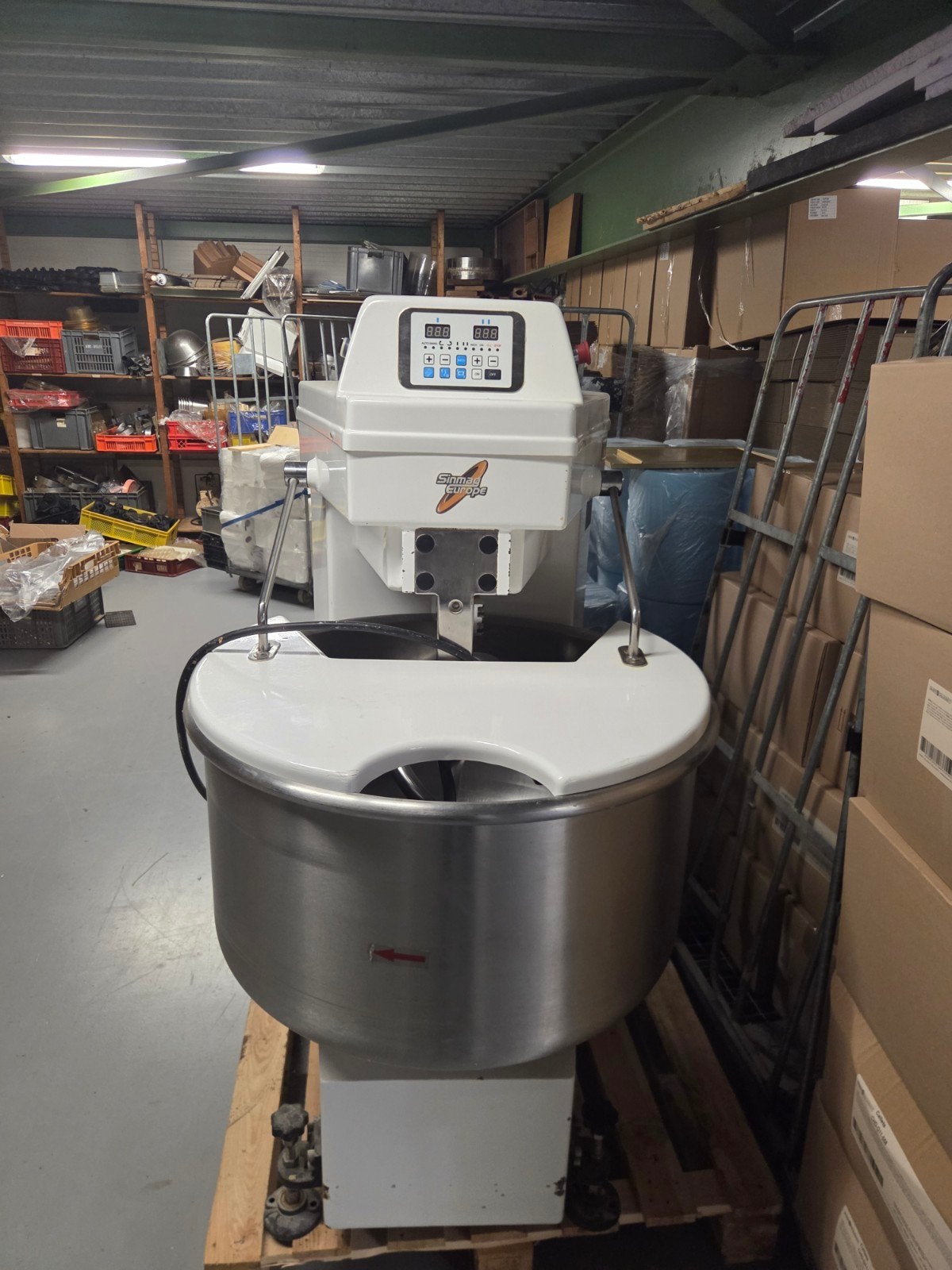 Sinmag Europe Spiraalmixer SM-120T Deegkneder, Ophalen, Gebruikt, Bakkerij en Slagerij