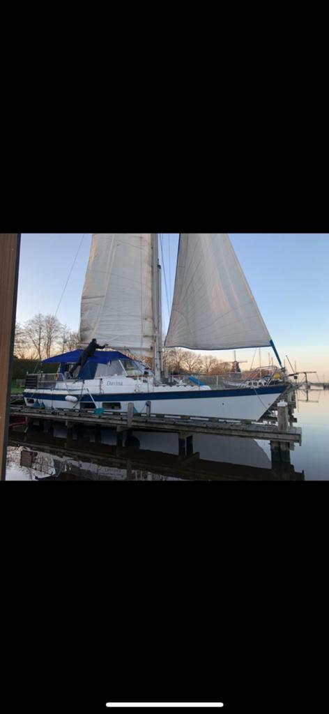 Vertrekkers boot , zeiljacht center cockpit 38ft, Watersport en Boten, Ophalen, Zo goed als nieuw, Diesel
