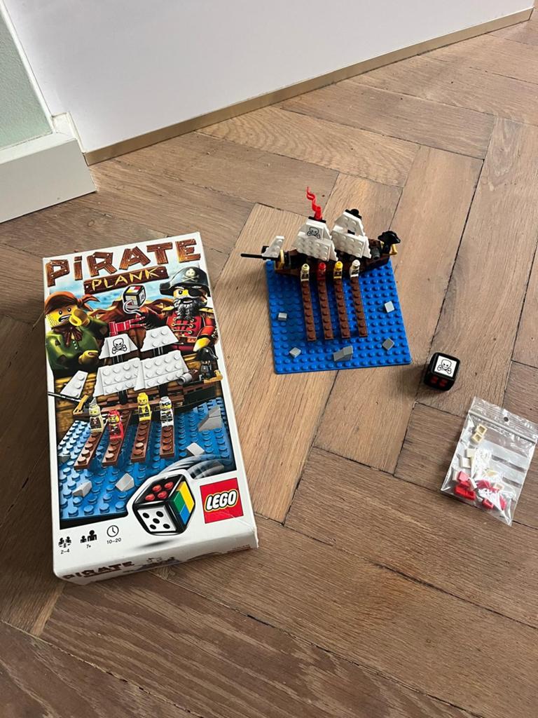 Lego 3848 pirate plank spel bordspel piraten minifig, Ophalen of Verzenden, Zo goed als nieuw