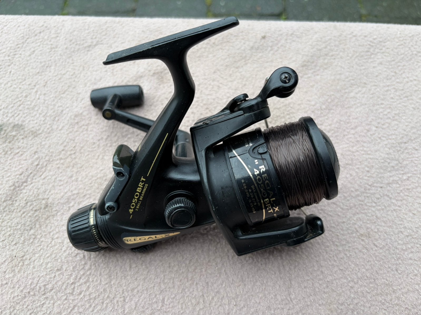 Daiwa regal x 4050 baitrunner molen, Ophalen of Verzenden, Gebruikt, Molen