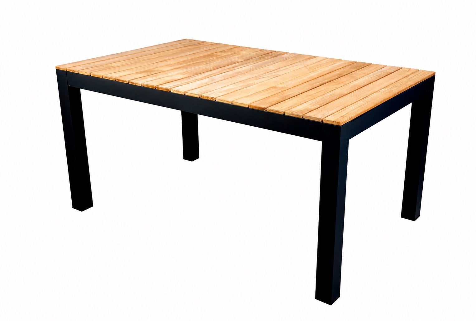Yoi Midori tuintafel low dining teakhout 148x90x68, Ophalen, Zo goed als nieuw, Rechthoekig, Teakhout