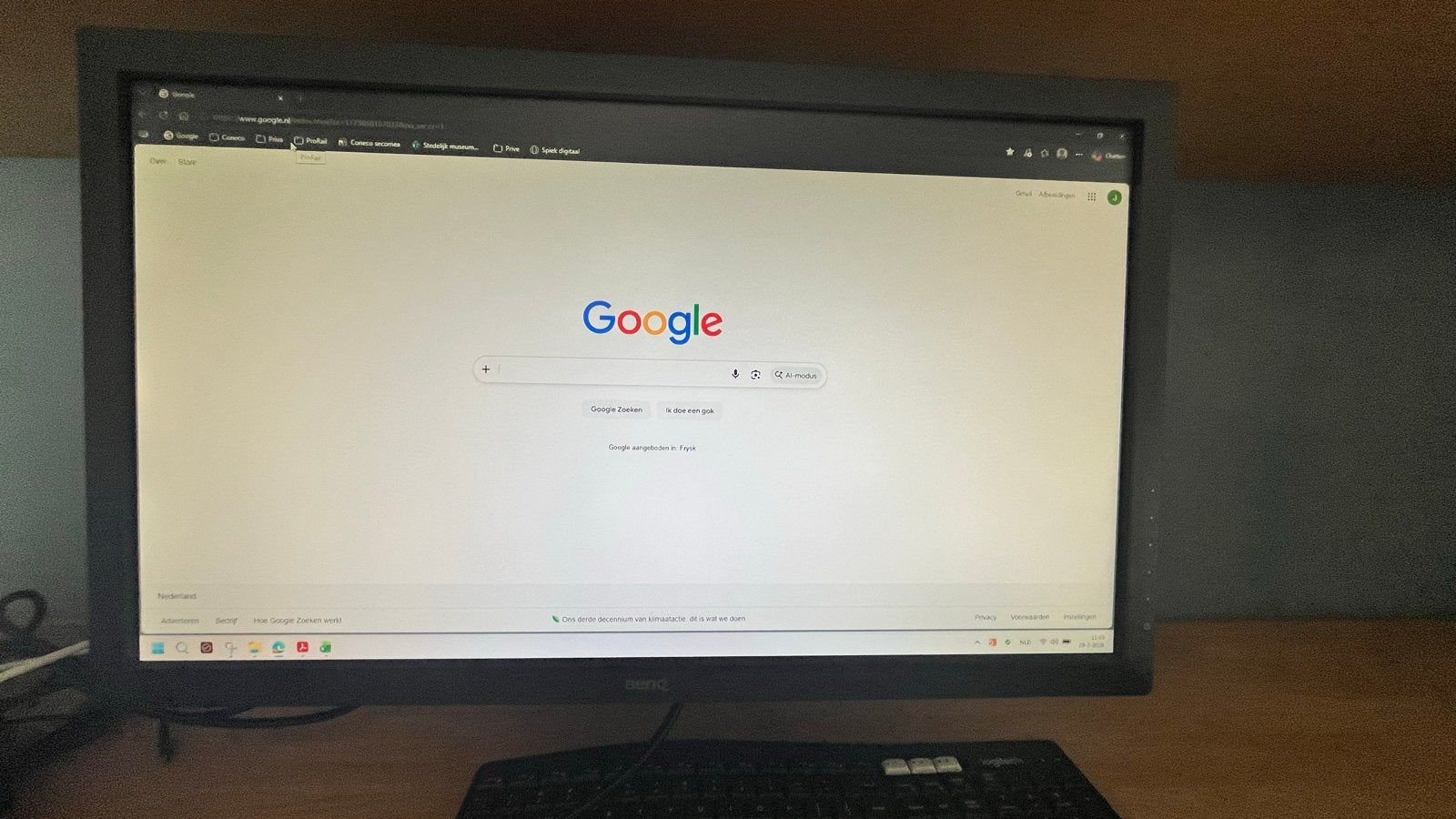 BenQ 24 inch monitor met HDMI, zonder standaard, Computers en Software, Monitoren, Gebruikt, HDMI, Ophalen