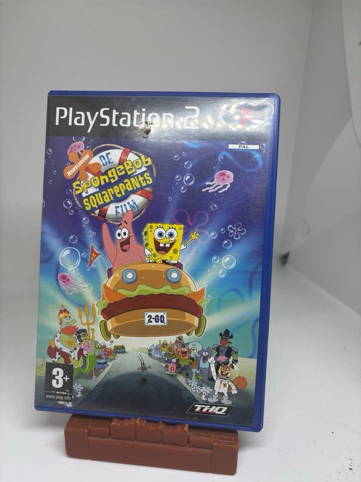 SpongeBob SquarePants Film PlayStation 2 (PS2), Avontuur en Actie, Gebruikt, 1 speler, Ophalen of Verzenden