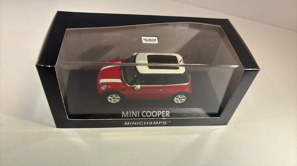 Mini cooper red minichamps 1.43, Auto, Ophalen of Verzenden, MiniChamps, A