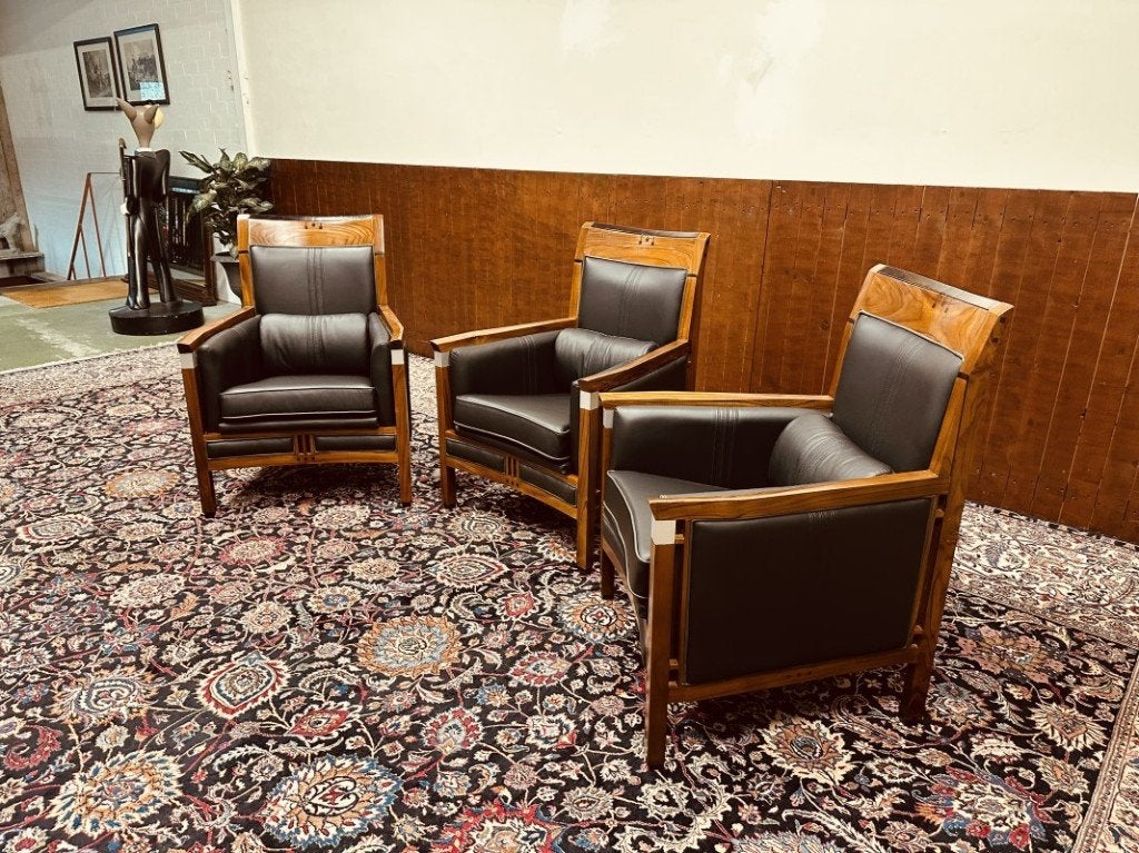 3x Klassieke Art Deco Fauteuil Schuitema, Ophalen of Verzenden