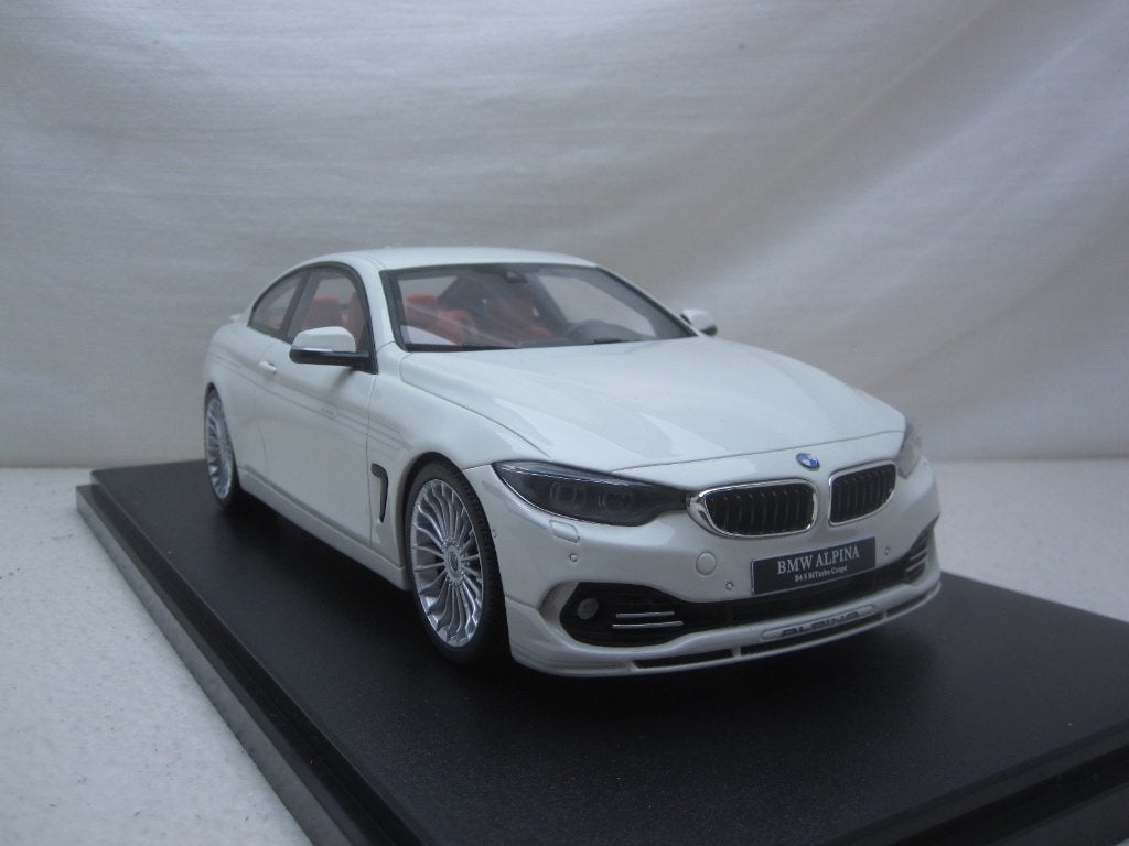 Alpina B4 S Bi-turbo/BMW F32 Coupé 2017 Wit  1:18 GT-Spirit, Hobby en Vrije tijd, Ophalen of Verzenden, Nieuw, Auto, Overige merken