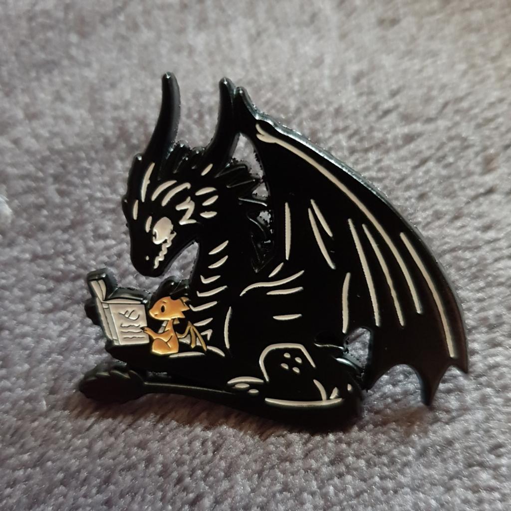 Leuk emaille speldje/pin - draak, Ophalen of Verzenden, Zo goed als nieuw, Overige onderwerpen, Speldje of Pin
