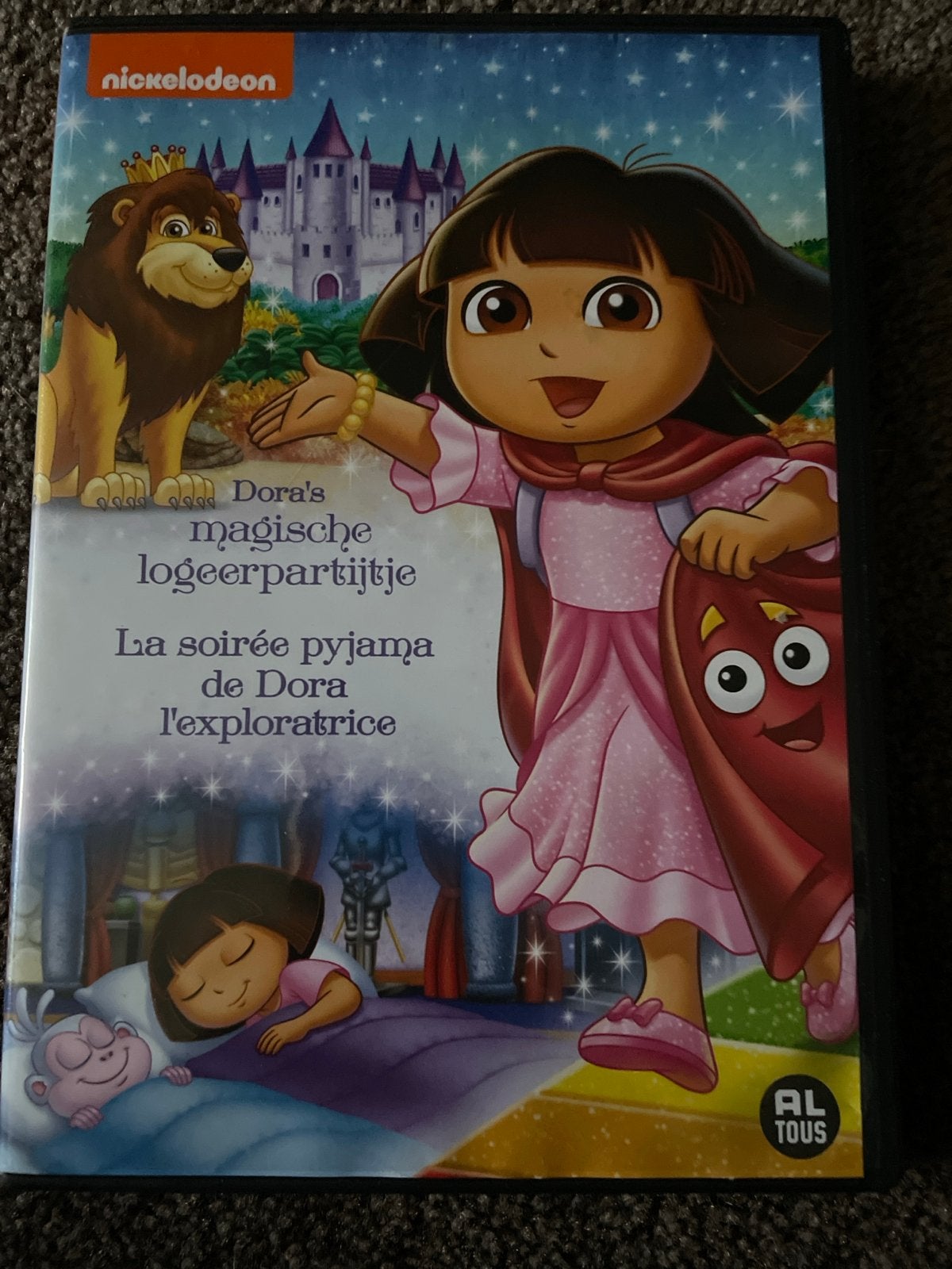 Dora's Magische Logeerpartijtje DVD - Nickelodeon, Cd's en Dvd's, Animatie, Alle leeftijden, Zo goed als nieuw, Film