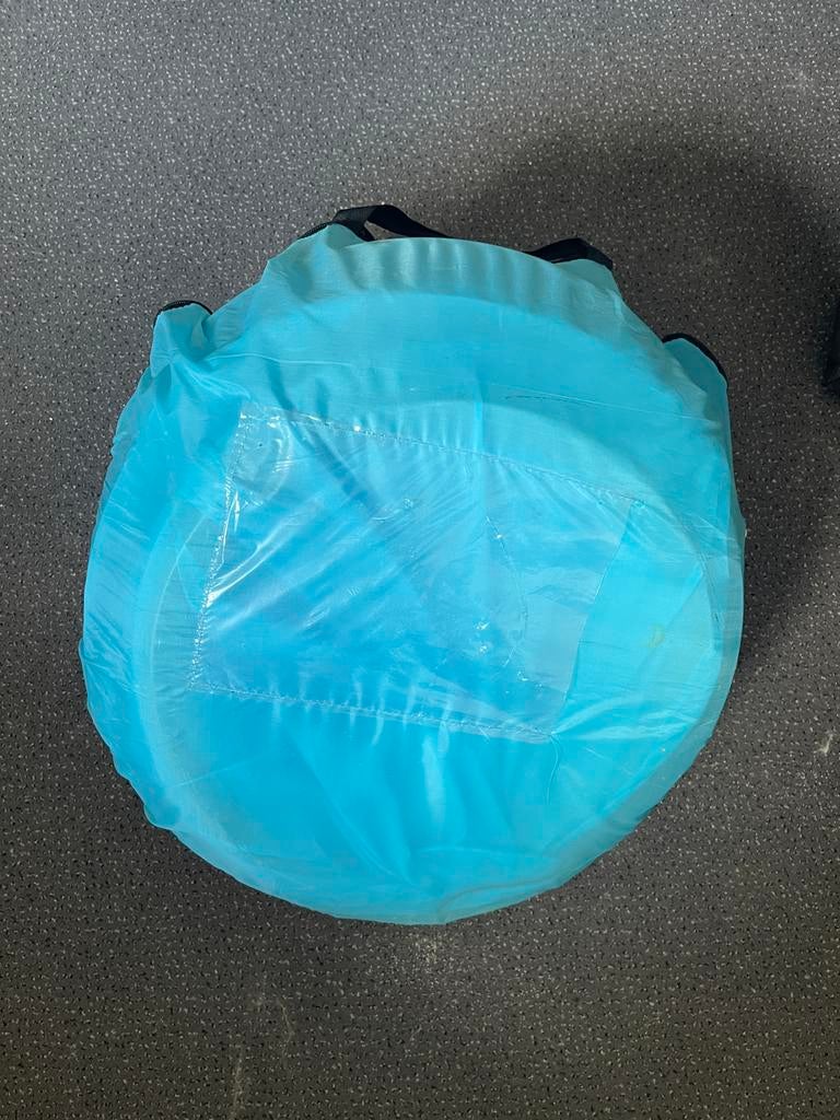 Pop-up strandtentje - Blauw, Ophalen, Gebruikt, Tot en met 2