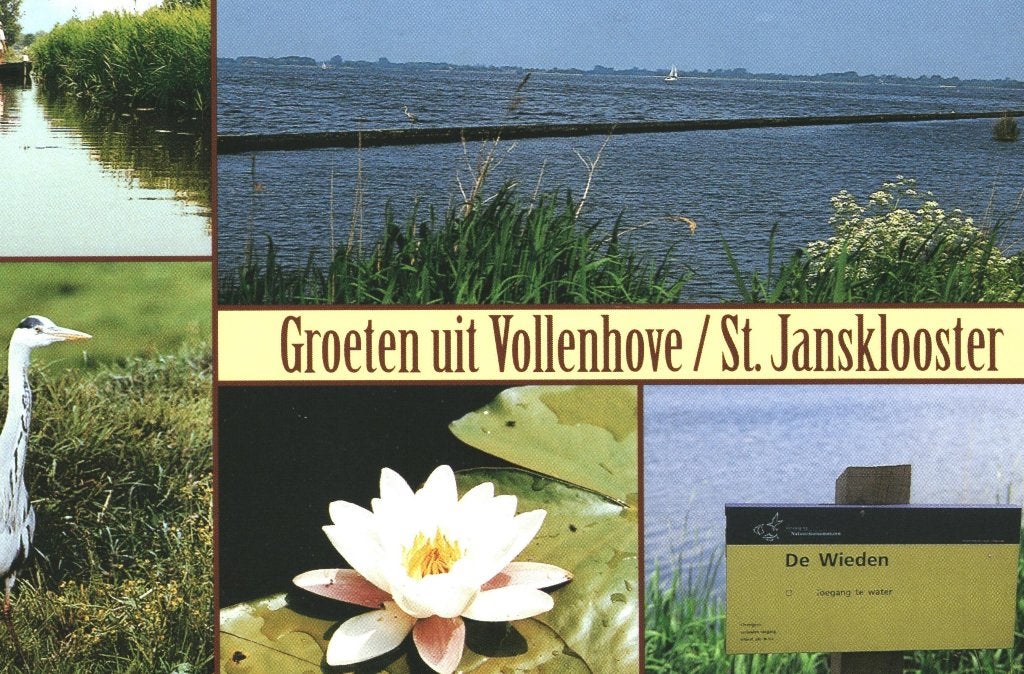 984171	Vollenhove	St Jansklooster	80+ Ov	Gelopen met zegel, Verzamelen, Ansichtkaarten | Nederland, Ophalen of Verzenden, 1980 tot heden