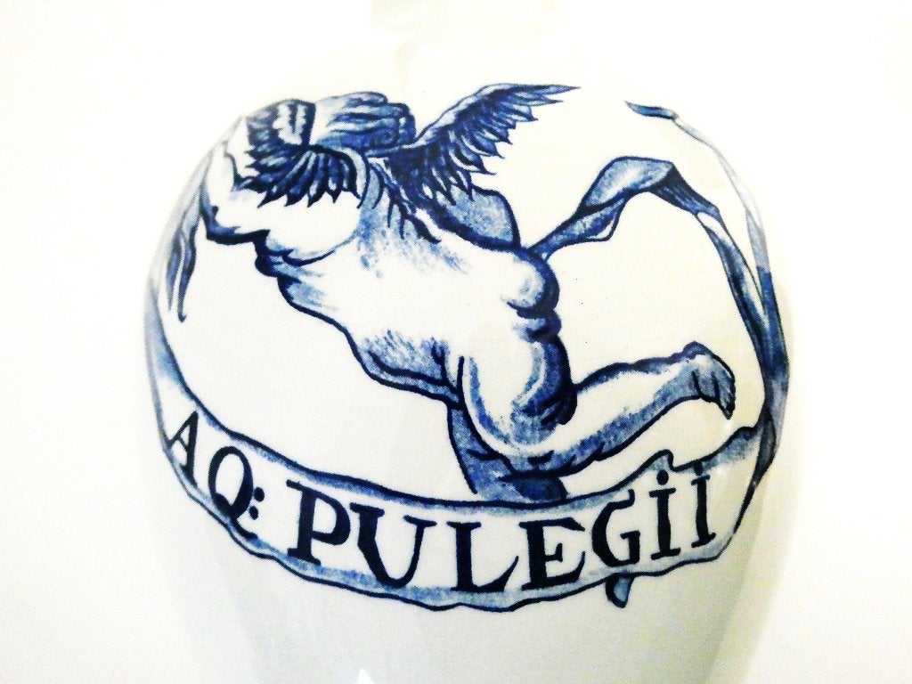Apothekerspot kruik AQUA PULEGII Mentha Pulegium kruid, Ophalen of Verzenden
