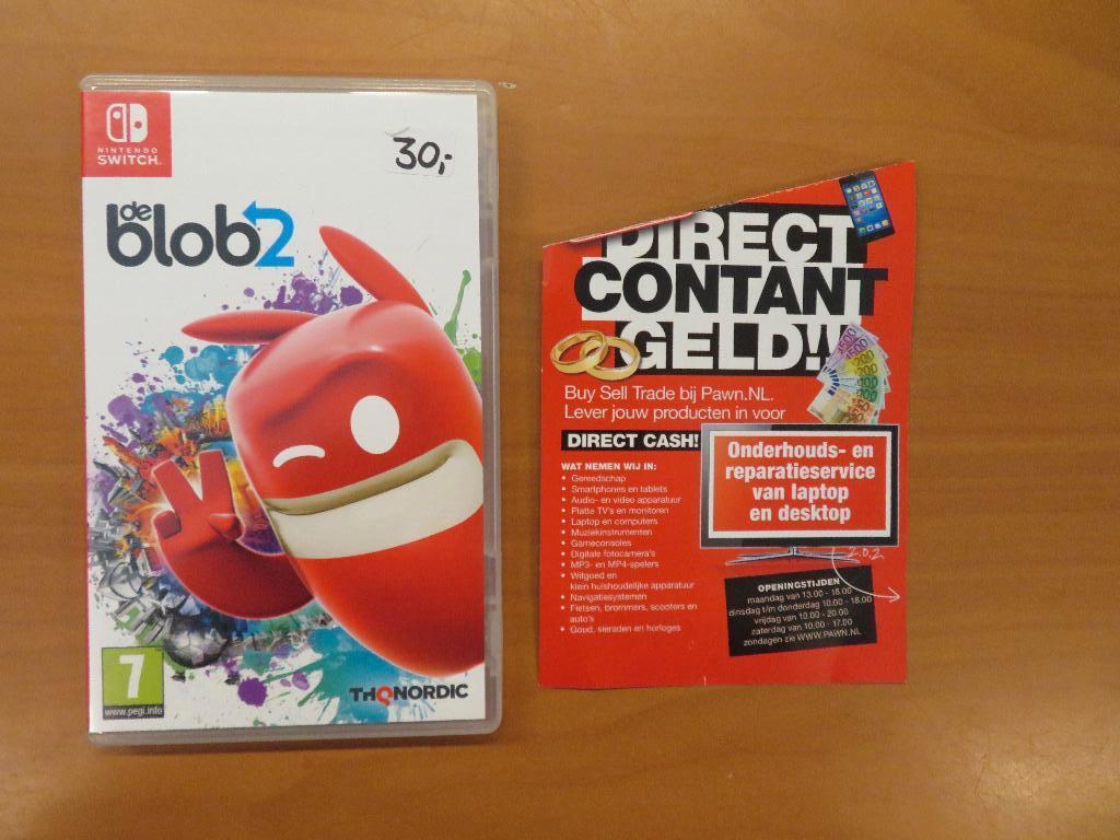 Nintendo Switch De Blob 2 | Pawn Eindhoven, Ophalen, Gebruikt, 2 spelers, Platform