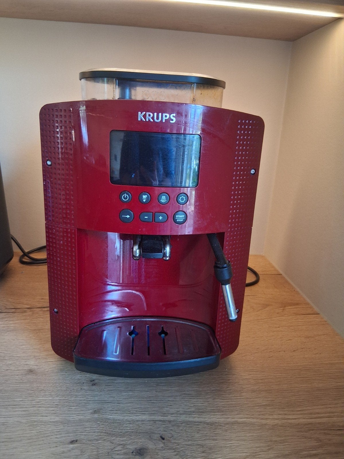 krups koffiebonen machine., Ophalen, Gebruikt, Koffiemachine, Koffiebonen