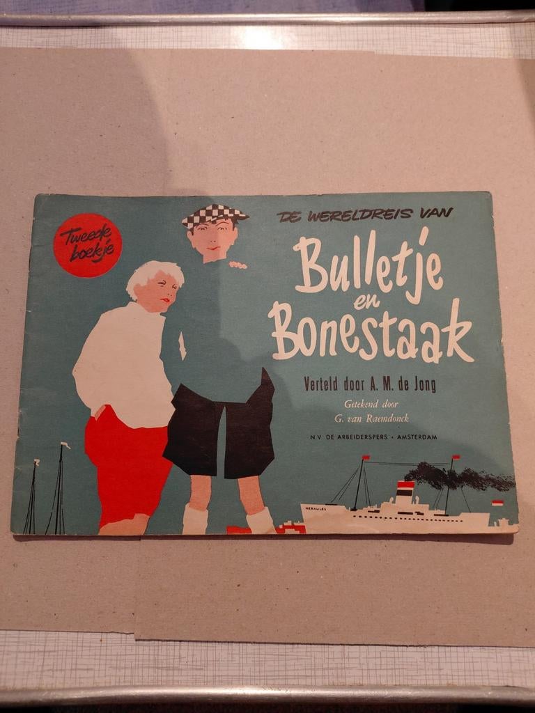 Bulletje en Bonestaak - Tweede Boekje, Ophalen of Verzenden, Gelezen, A.M. de Jong, Sprookjes