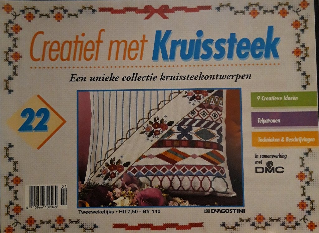 Creatief met Kruissteek 22 - Patroonbladen zgan