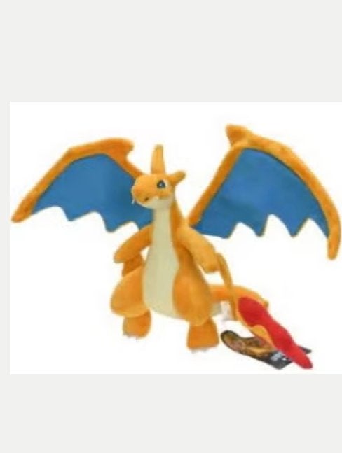 Pokemon pluche knuffel Mega Charizard oranje (23cm), Ophalen of Verzenden, Nieuw, Overige typen