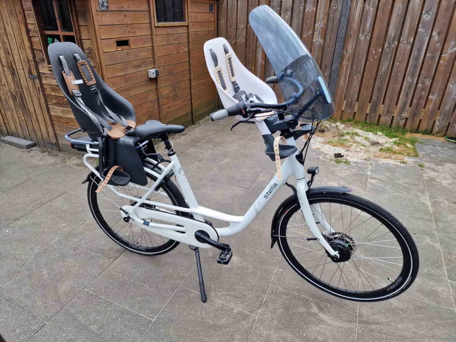Stella Fiore Superior FDST E-bike met kinderzitjes, Ophalen of Verzenden, Zo goed als nieuw