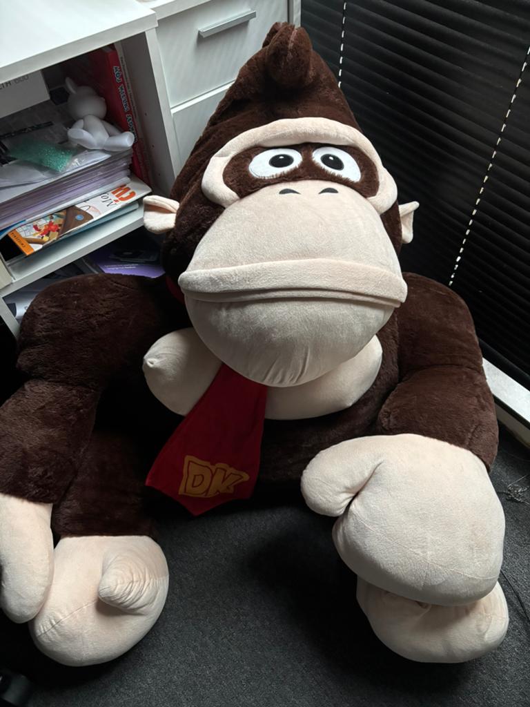Donkey Kong knuffel XXL, Ophalen, Zo goed als nieuw, Overige typen