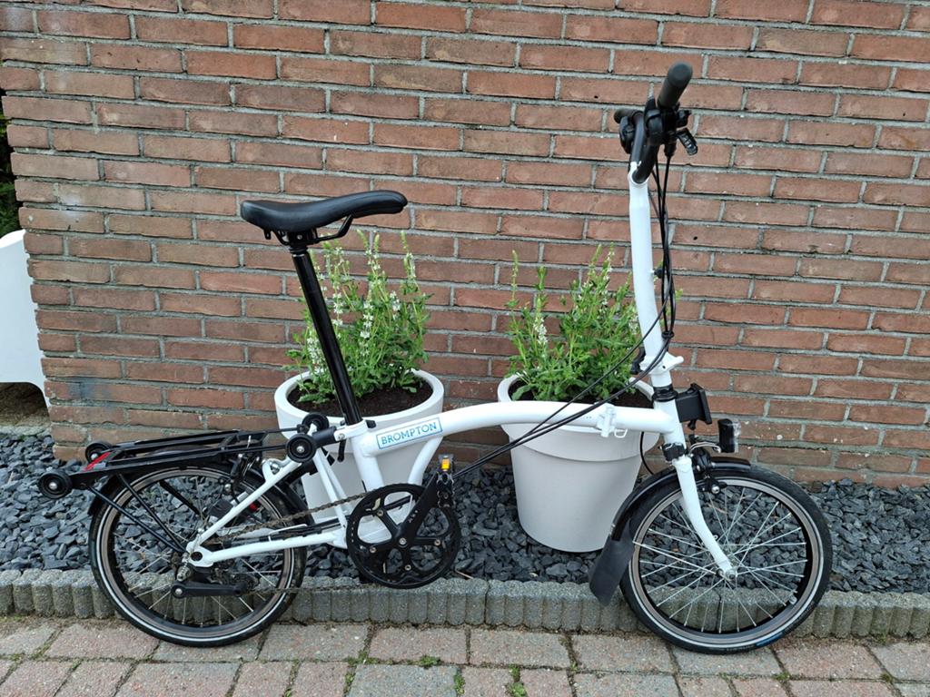Brompton vouwfiets  met 6 versnellingen, Ophalen, Gebruikt, 16 tot 18 inch, Versnellingen