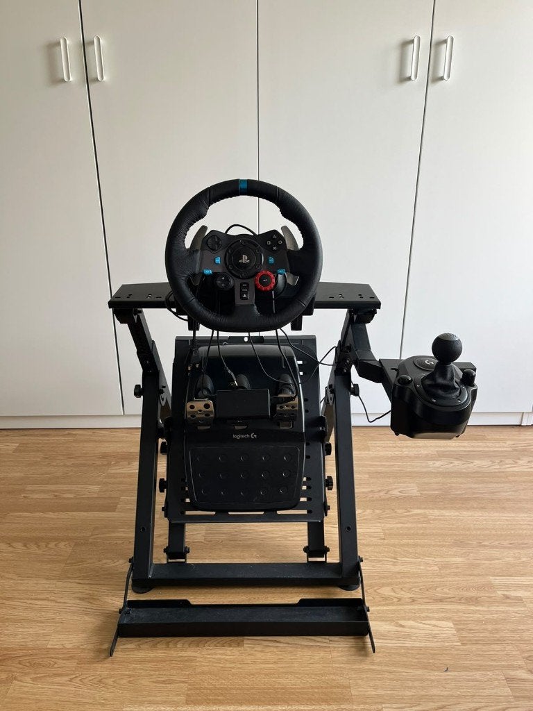 Logitech G29 + Shifter + Next Level Racing Stand, Computers en Software, Ophalen, Gebruikt, Logitech