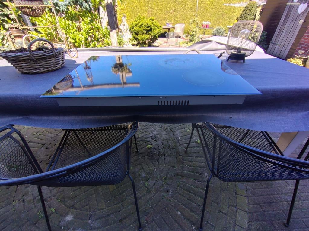 Pelgrim inductie kookplaat maat 77 x 52 type idk484ony, Ophalen, Gebruikt, 4 kookzones, Inbouw