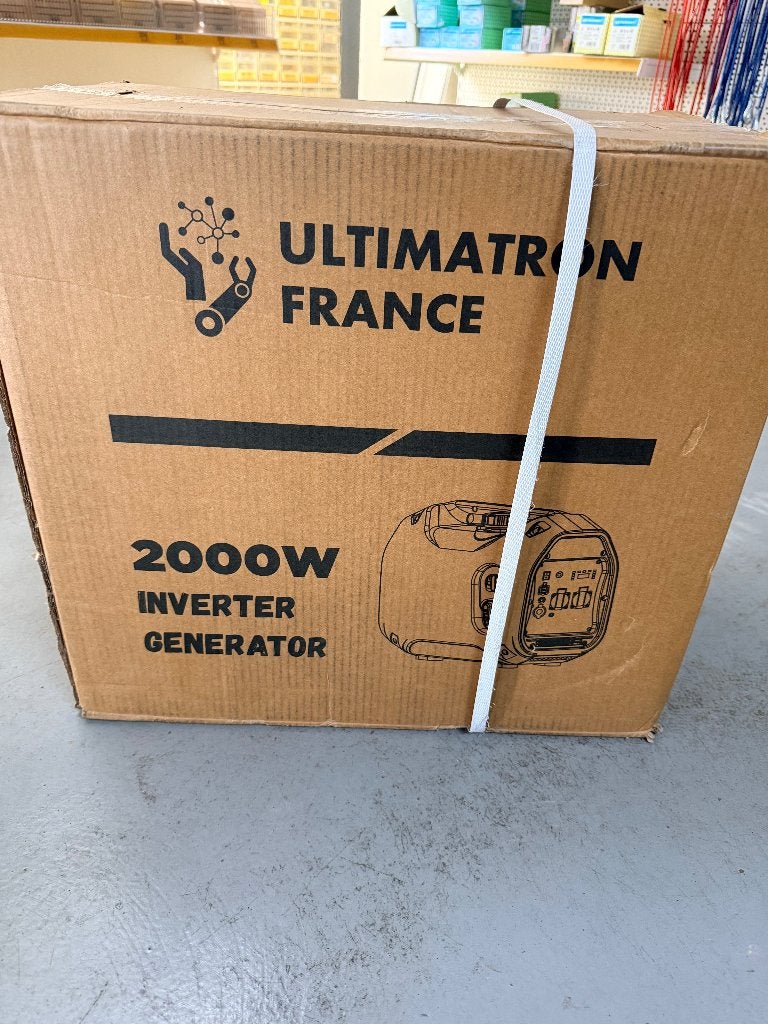 Aggregaat / Inverter generator 2000w Ultimatron, Benzine, Nieuw, Ophalen of Verzenden, Geluidgedempt