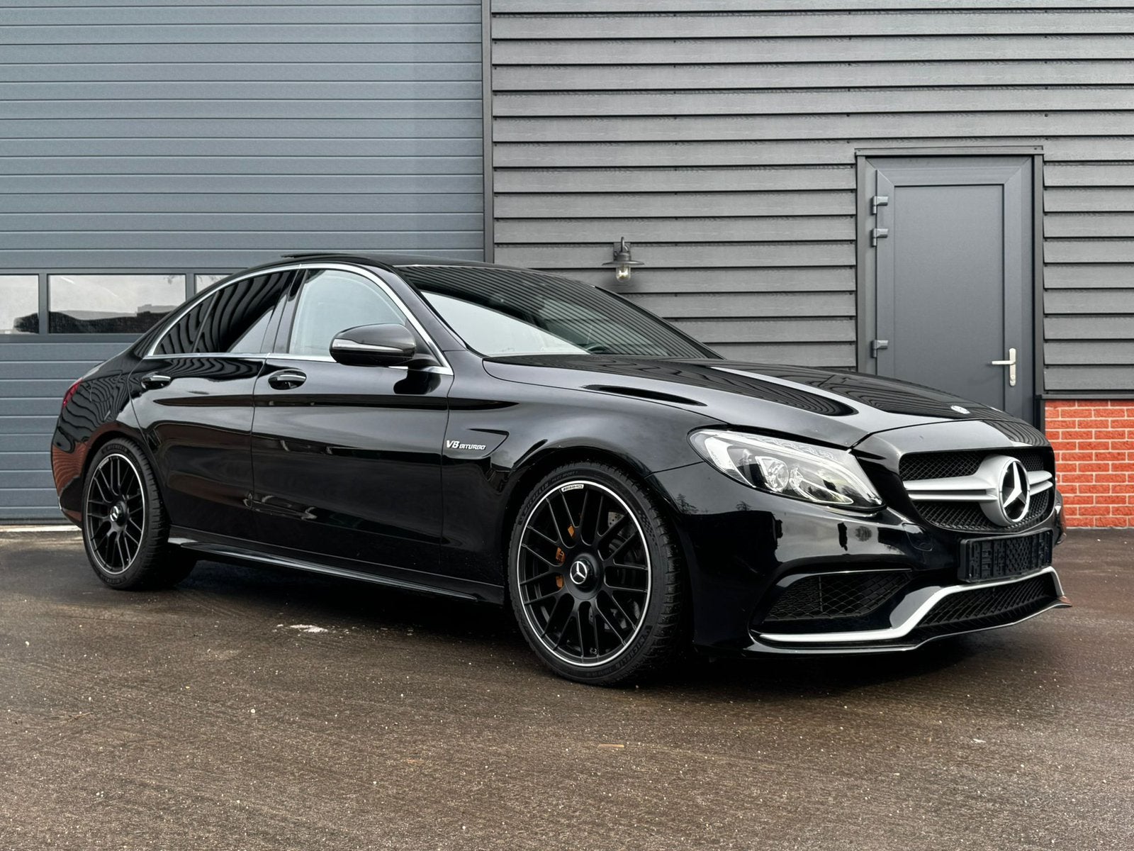 Mercedes C63 c 63 amg bj 2016 c klasse export, Auto's, Mercedes-Benz, Automaat, Achterwielaandrijving, Lichtsensor, Zwart