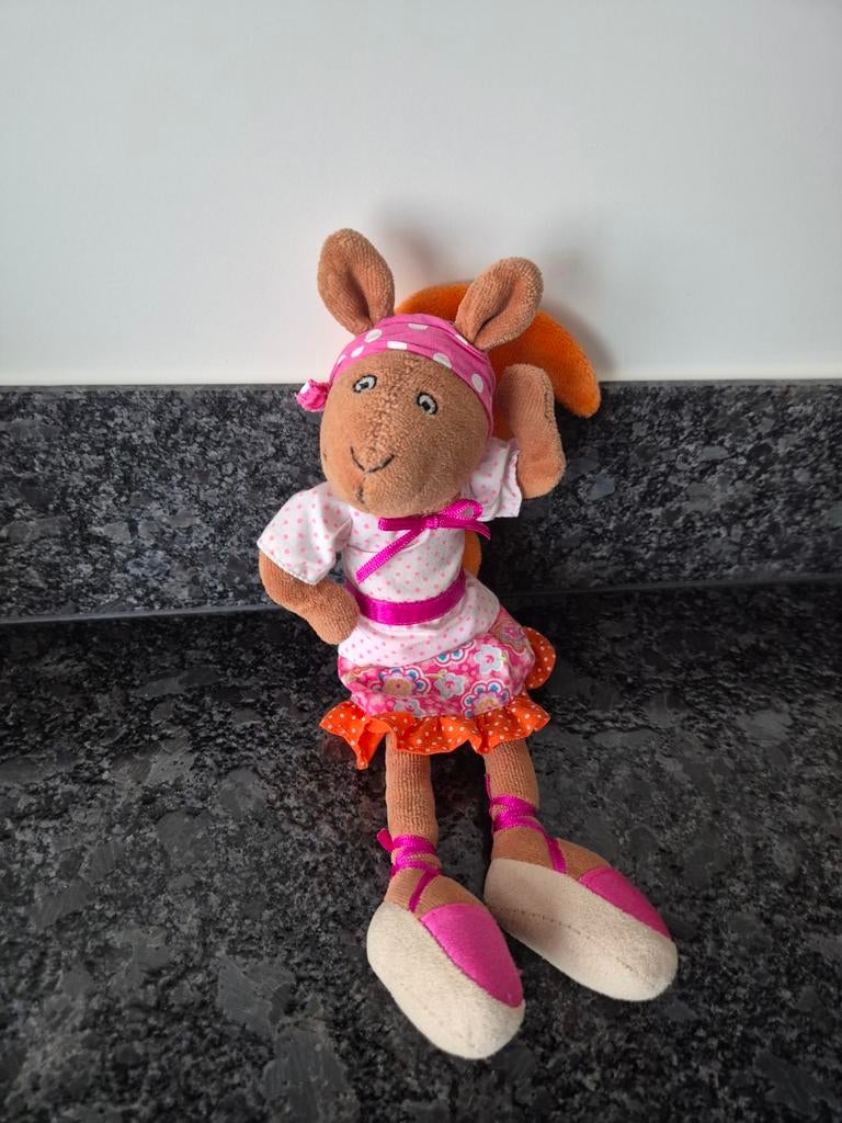 HEMA - Knuffel Eekhoorn meisje, Kinderen en Baby's, Speelgoed | Knuffels en Pluche, Ophalen of Verzenden, Zo goed als nieuw, Overige typen