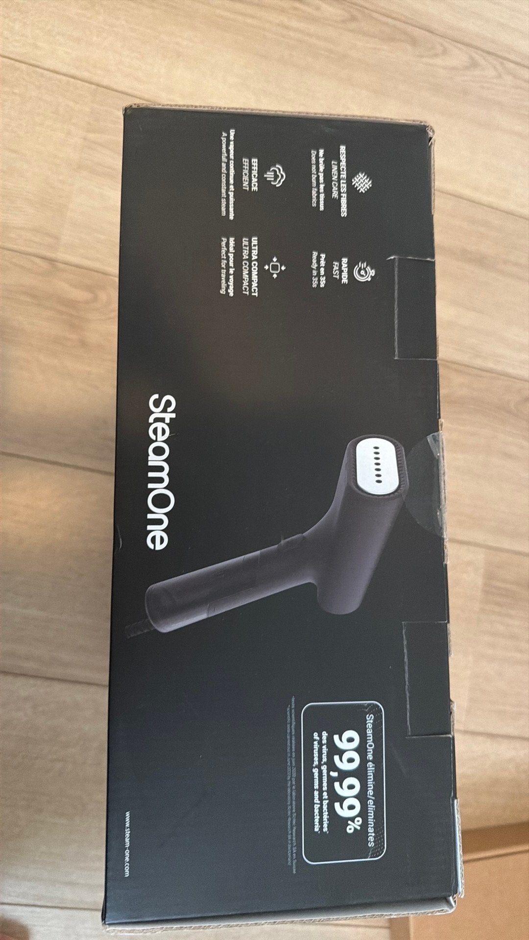 SteamOne Kledingstomer - Nieuw in originele verpakking, Ophalen, Zo goed als nieuw, Kledingstomer