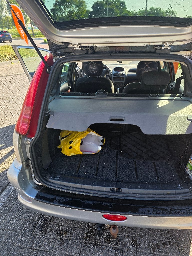 Peugeot 206 1.6 16V SW AUT 2004 Grijs, Auto's, Zwart, 49 €/maand, Stationwagon, 500 kg