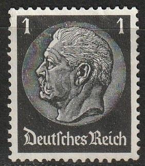 Rijk 1933 512x Hindenburg 1p, Ongebruikt, Postzegels en Munten, Postzegels | Europa | Duitsland, Ophalen of Verzenden, Overige periodes