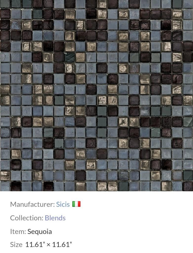 GEZOCHT: SICIS PixALL Mix Sequoia Mozaïek Tegels (22 sheets), Doe-het-zelf en Verbouw, Tegels, Nieuw, 20 tot 40 cm, Minder dan 5 m²