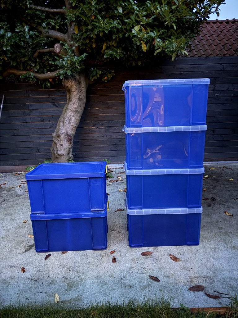 really useful box, Ophalen, 100 cm of meer, 60 cm of meer, Minder dan 35 cm