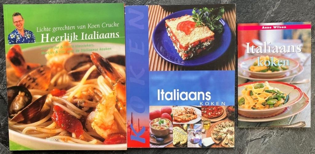 3x Italiaans koken (prijs incl. verzend), Verzenden, Gelezen, Italië